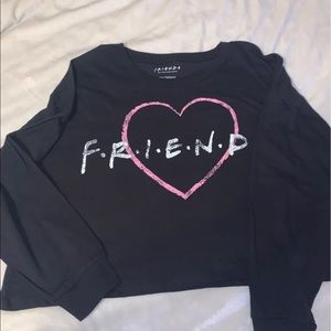 Womens F.R.I.E.N.D.S. Crop top Sweatshirt